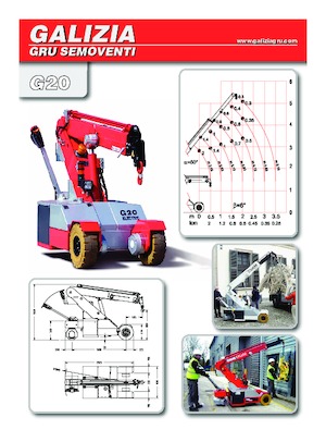 Průmyslové mobilní jeřáby Galizia G 20 E