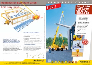 Průmyslové mobilní jeřáby Haulotte GHA 16-22