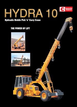 Průmyslové mobilní jeřáby Escorts Hydra 10