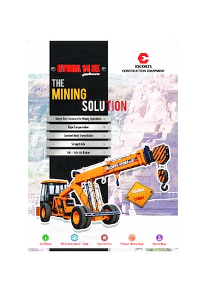 Průmyslové mobilní jeřáby Escorts Hydra 14 EX Plus