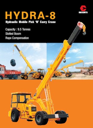 Průmyslové mobilní jeřáby Escorts Hydra 8