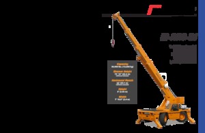 Průmyslové mobilní jeřáby Broderson IC-200