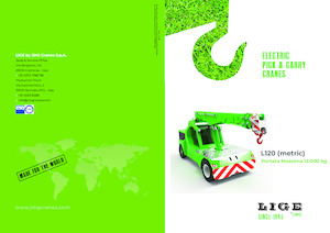 Průmyslové mobilní jeřáby JMG L 120 