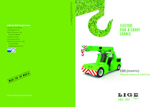 Průmyslové mobilní jeřáby JMG L 90 