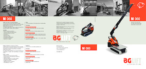 Pásové jeřáby s teleskopickým výložníkem BG Lift M 060