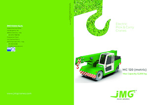 Průmyslové mobilní jeřáby JMG MC 120