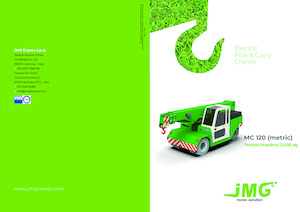 Průmyslové mobilní jeřáby JMG MC 120