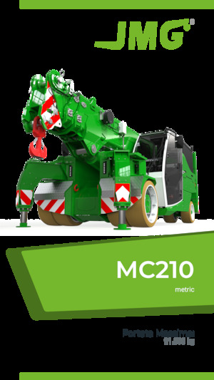 Průmyslové mobilní jeřáby JMG MC 210