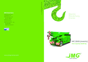 Průmyslové mobilní jeřáby JMG MC 250S