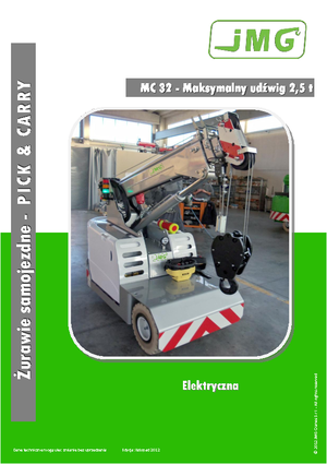 Průmyslové mobilní jeřáby JMG MC 32