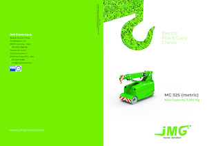 Průmyslové mobilní jeřáby JMG MC 32S