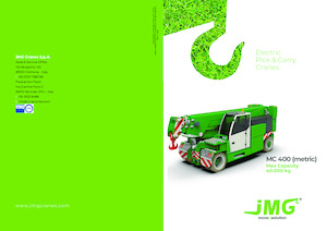 Průmyslové mobilní jeřáby JMG MC 400