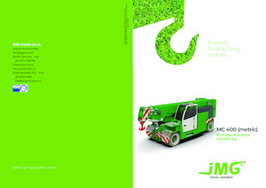 Průmyslové mobilní jeřáby JMG MC 400