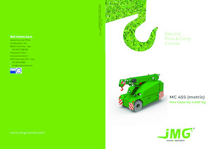 Průmyslové mobilní jeřáby JMG MC 45S