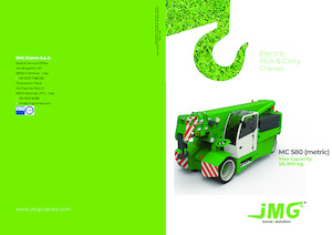 Průmyslové mobilní jeřáby JMG MC 580 