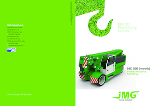 Průmyslové mobilní jeřáby JMG MC 580 