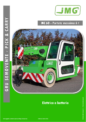 Průmyslové mobilní jeřáby JMG MC 60