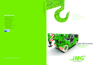 Průmyslové mobilní jeřáby JMG MC 650
