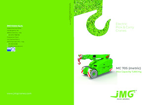Průmyslové mobilní jeřáby JMG MC 70S