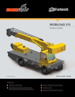 Průmyslové mobilní jeřáby Til MOBILOAD 315