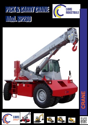Průmyslové mobilní jeřáby Cams SP260