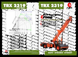 Průmyslové mobilní jeřáby Escorts TRX 2319