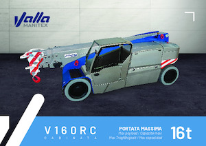 Průmyslové mobilní jeřáby Valla V160RC