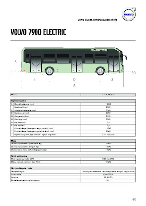 Meziměstské autobusy Volvo Buses 7900 Eletric