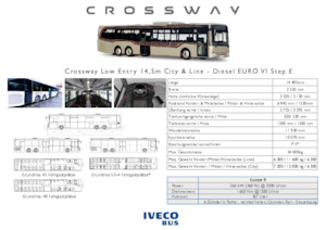 Meziměstské autobusy Iveco Crossway LE City 14,5m 