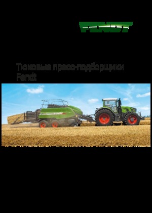 Lisy na hranolové balíky + Lisy na obří balíky Fendt 990 SP