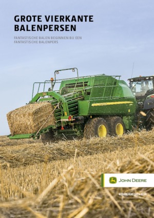 Lisy na hranolové balíky + Lisy na obří balíky John Deere 1424 C