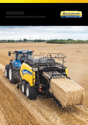 Lisy na hranolové balíky + Lisy na obří balíky New Holland BB 870 Plus
