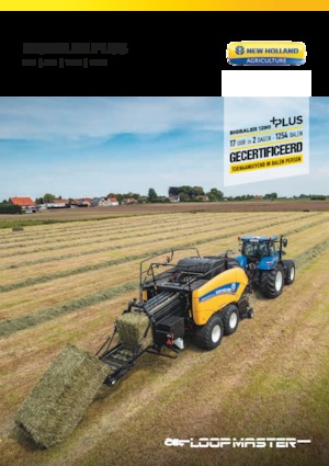 Lisy na hranolové balíky + Lisy na obří balíky New Holland BB 870 Plus