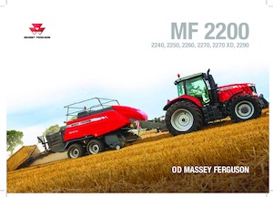Lisy na hranolové balíky + Lisy na obří balíky Massey Ferguson MF 2290TP