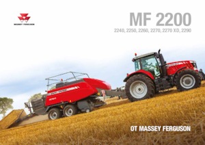 Lisy na hranolové balíky + Lisy na obří balíky Massey Ferguson MF 2290TP