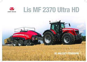 Lisy na hranolové balíky + Lisy na obří balíky Massey Ferguson MF 2370UHDTP