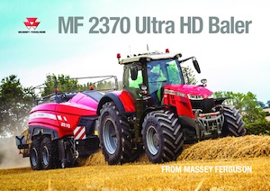 Lisy na hranolové balíky + Lisy na obří balíky Massey Ferguson MF 2370UHDTP