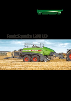 Lisy na hranolové balíky + Lisy na obří balíky Fendt Squadra 1290 DU
