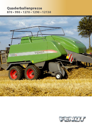 Lisy na hranolové balíky + Lisy na obří balíky Fendt 990 NE