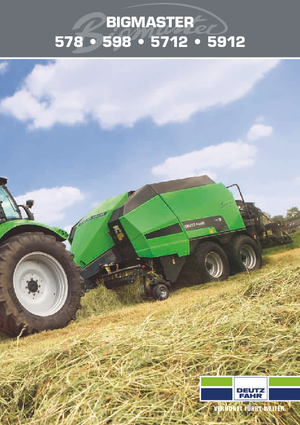 Lisy na hranolové balíky + Lisy na obří balíky DEUTZ-FAHR BigMaster 5912