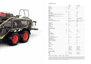 Lisy na hranolové balíky + Lisy na obří balíky Claas Quadrant 3200 RC