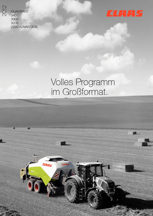 Lisy na hranolové balíky + Lisy na obří balíky Claas Quadrant 3300 RF