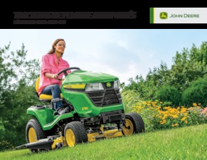 Zahradní traktory a ridery John Deere X350