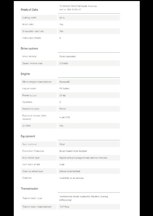 Zahradní traktory a ridery Husqvarna TS 354XD