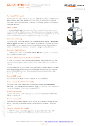 Osvětlovací věže Generac Mobile Cube Hybrid