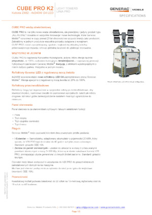 Osvětlovací věže Generac Mobile Cube Pro