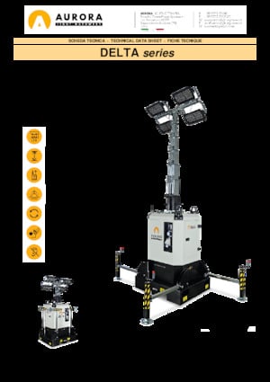Osvětlovací věže Aurora Delta 4x160W