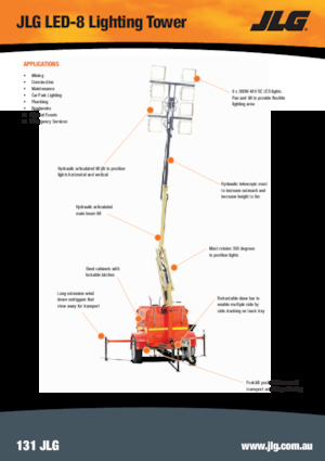 Osvětlovací věže JLG LED-8
