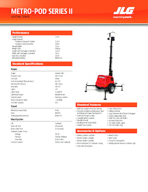 Osvětlovací věže JLG Metro-POD