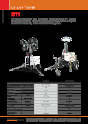 Osvětlovací věže Generac Mobile MT 1 LED
